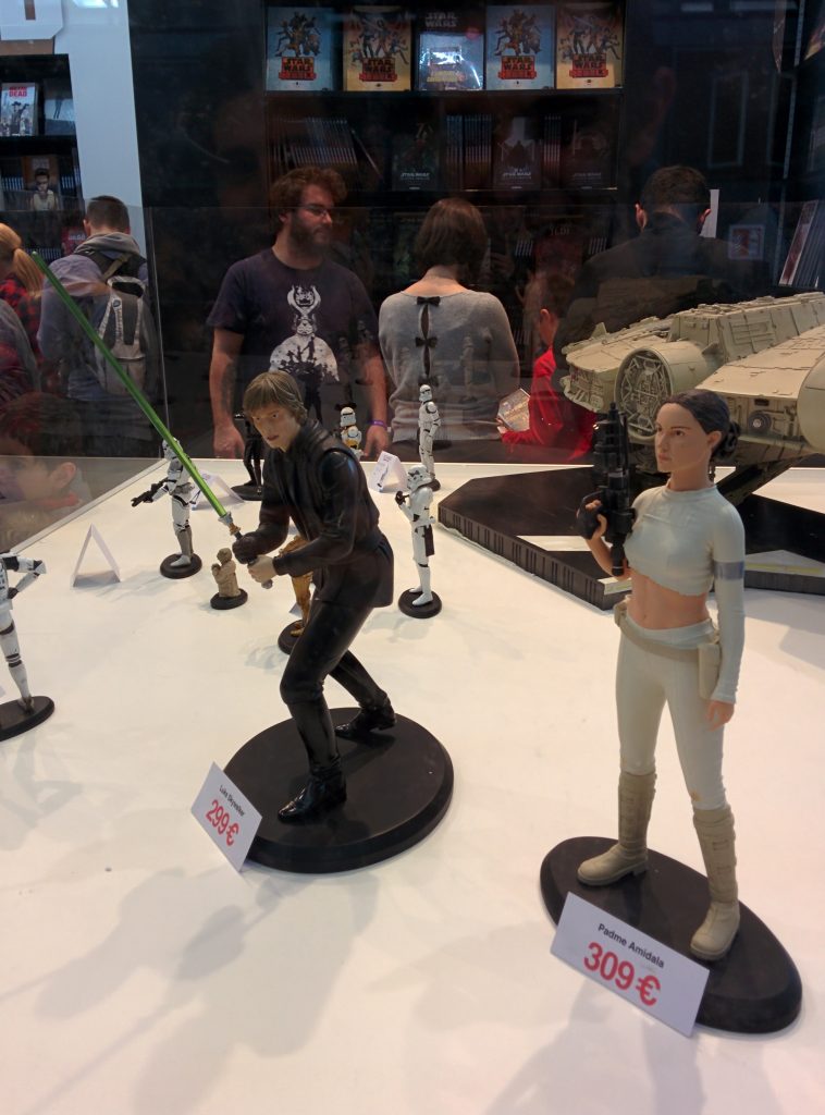 Figurines Star Wars au Comic Con Paris