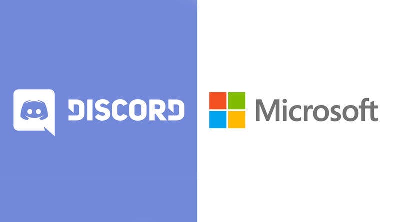Logos de Discord et de Microsoft