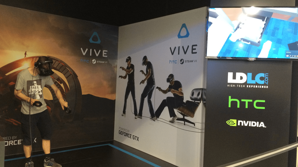 Test du HTC Vive à LDLC Lyon