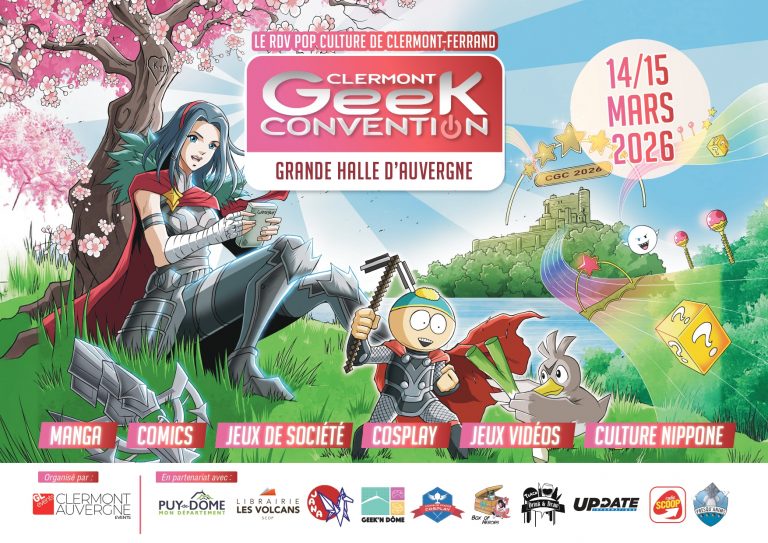 Affiche de la Clermont Geek Convention 2026